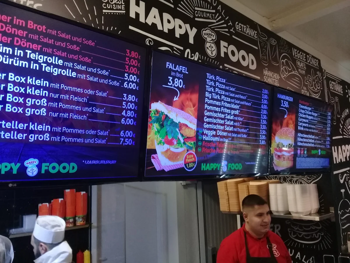 Speisekarte, Happy food