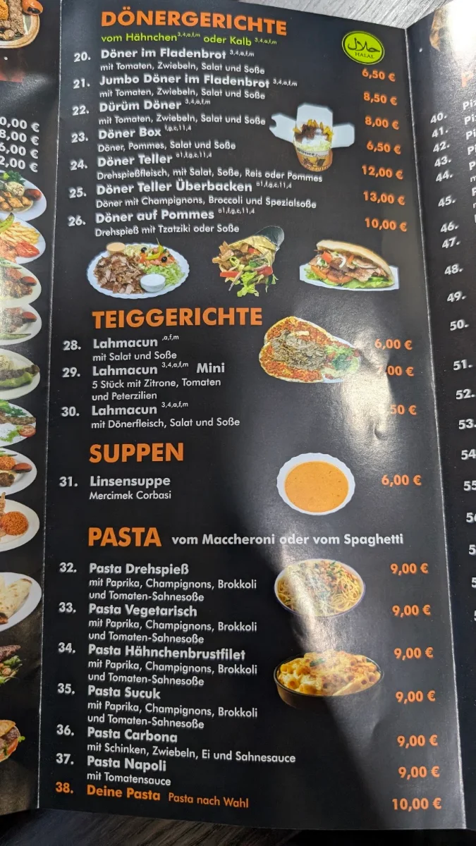 Speisekarte photo 4