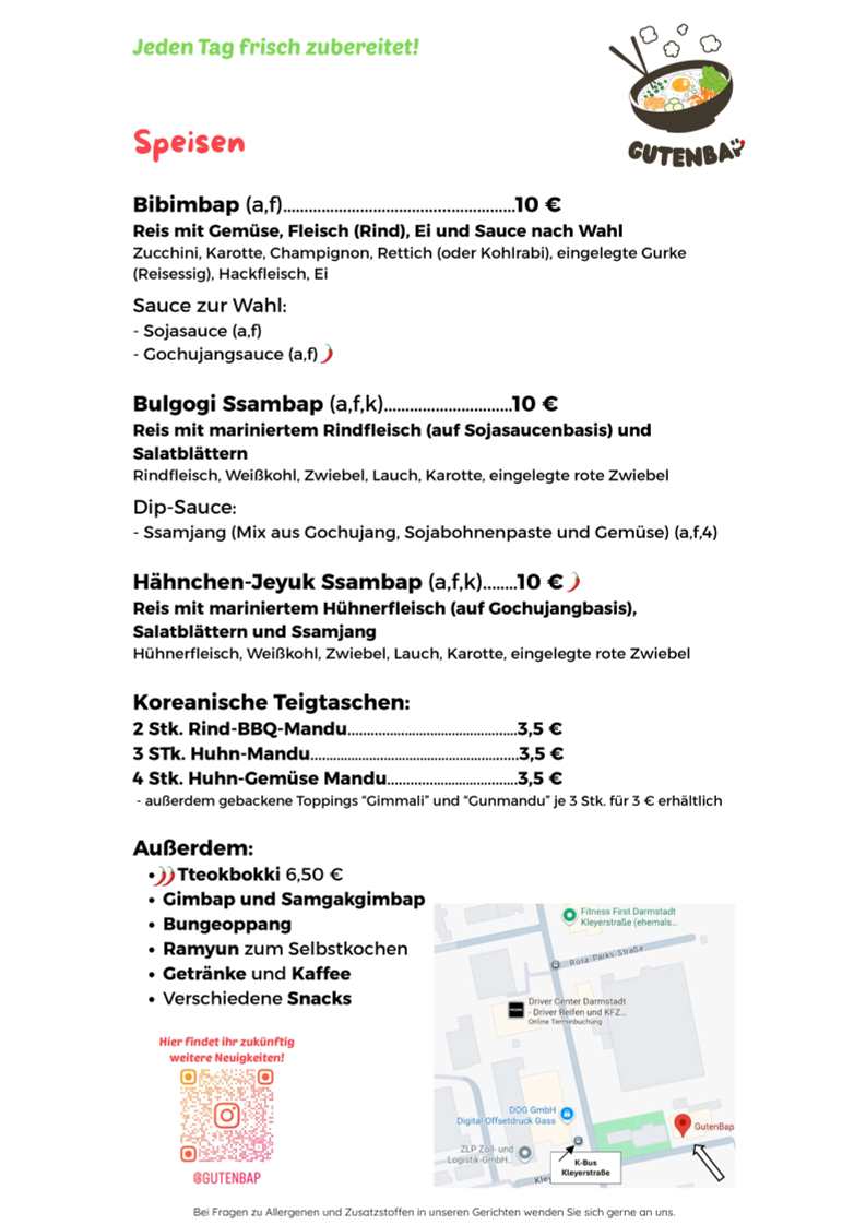 Speisekarte photo 1