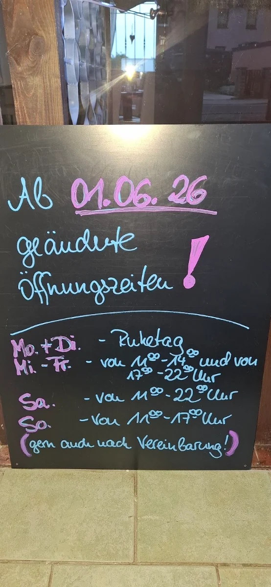 Speisekarte, Gaststätte Grünes Eck