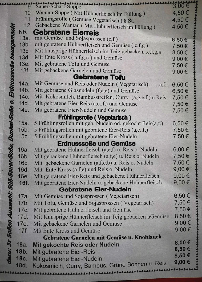 Speisekarte photo 1