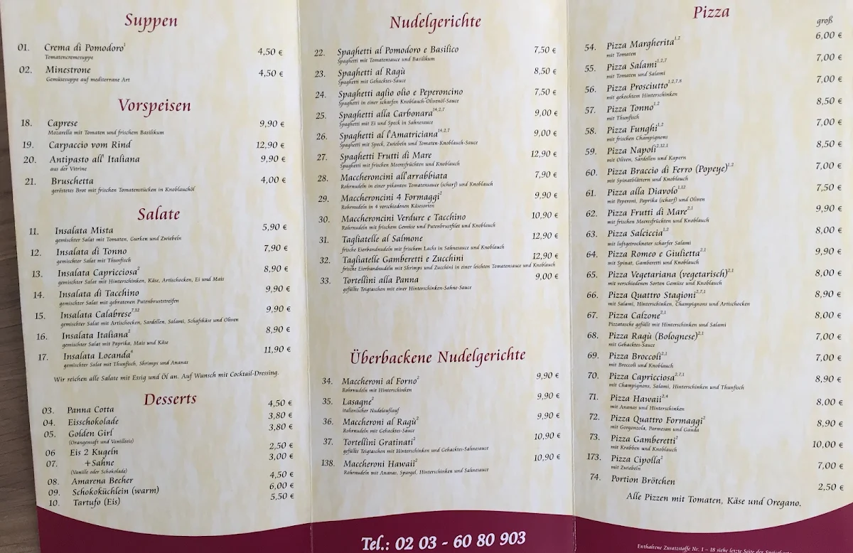 Speisekarte photo 5