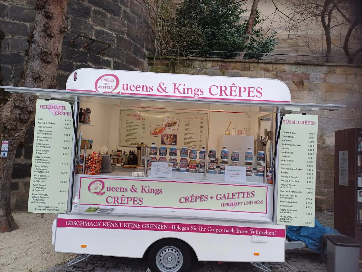 Speisekarte, Queens & Kings Crêpes