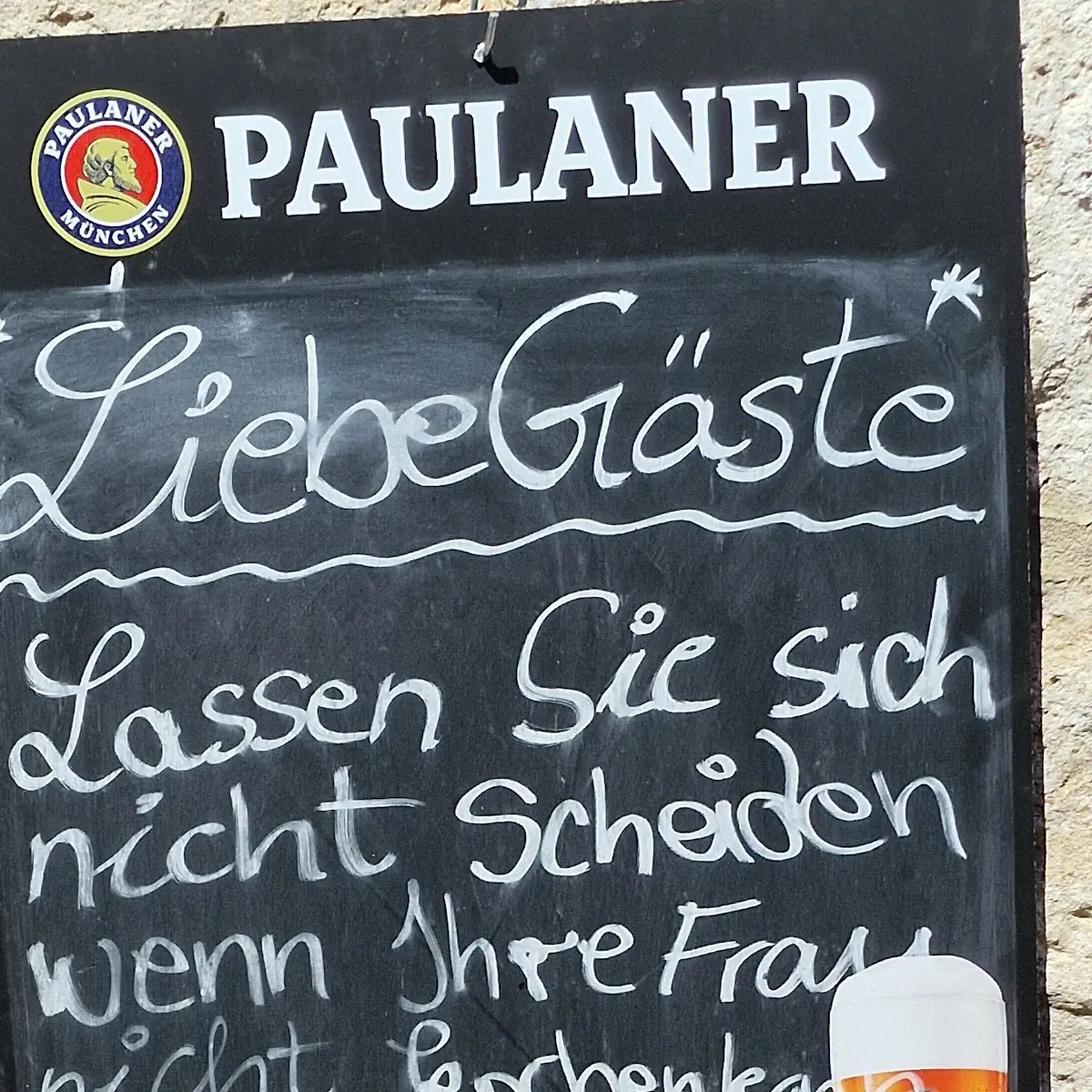 Speisekarte, Trattoria Toskana