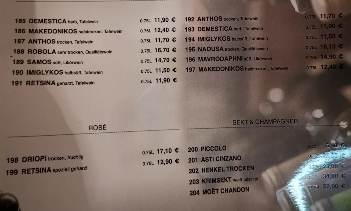 Speisekarte photo 1