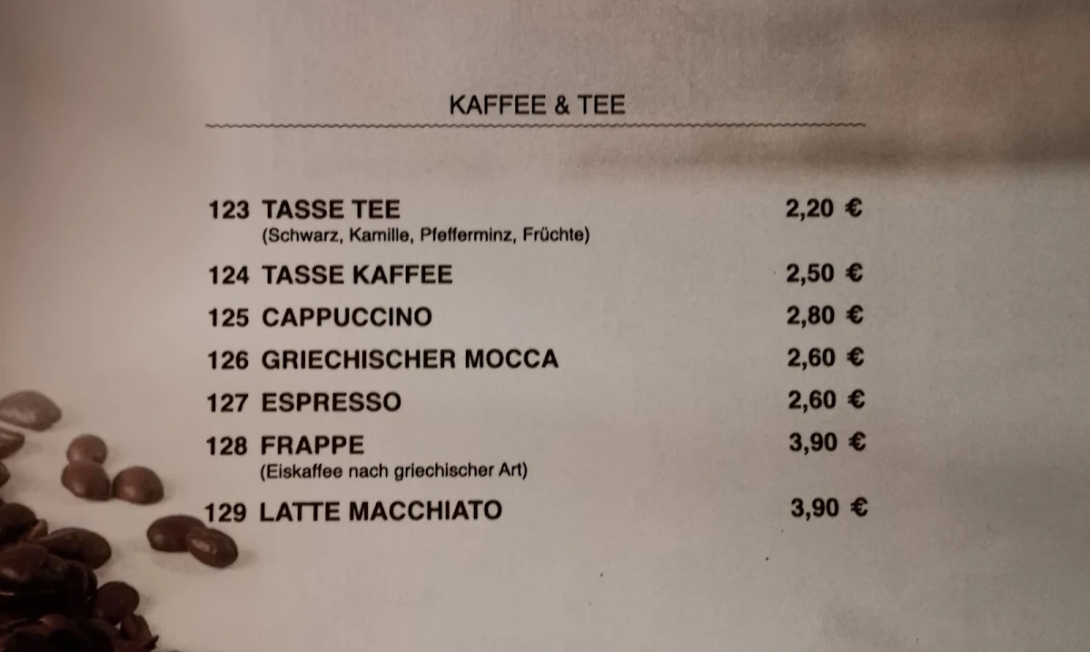 Speisekarte photo 5