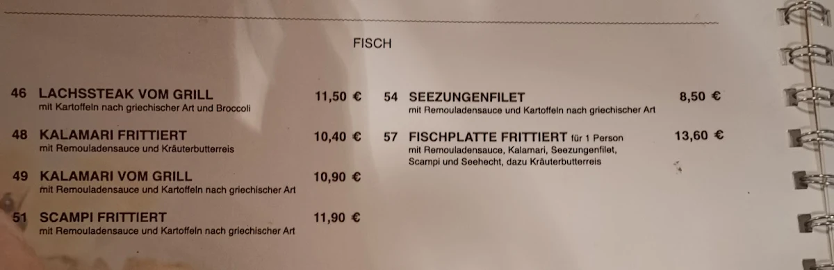 Speisekarte photo 7