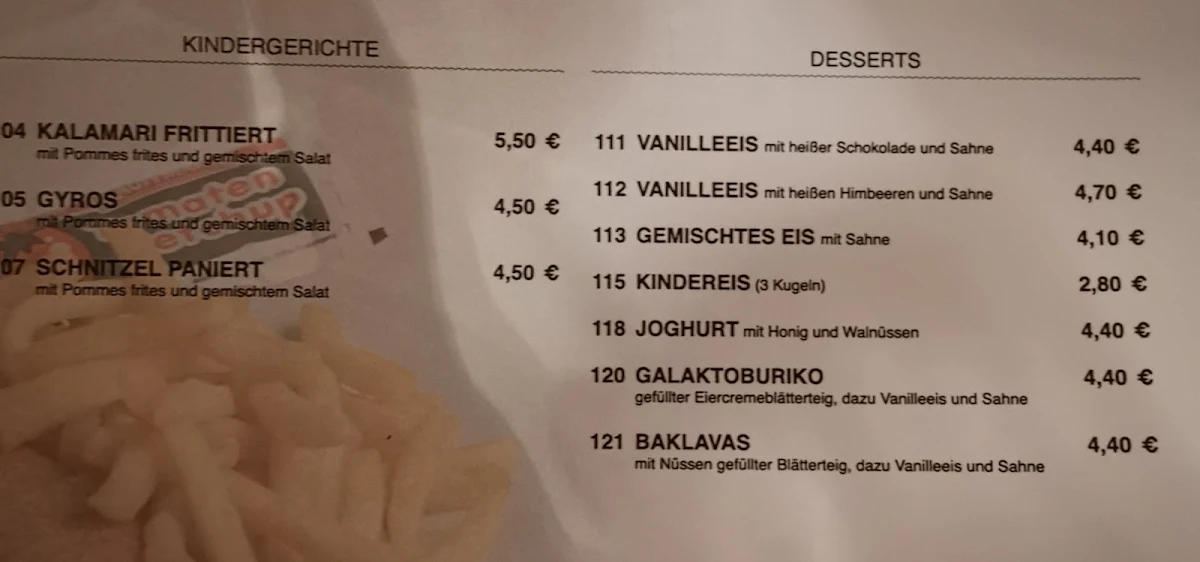 Speisekarte photo 9