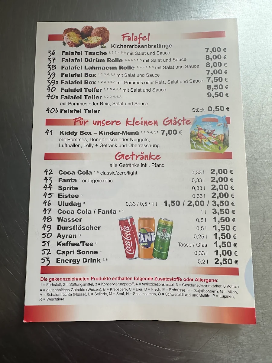 Speisekarte photo 1