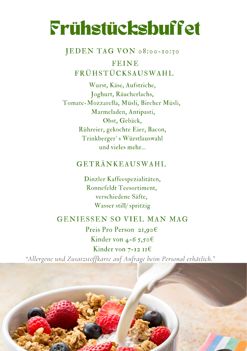 Speisekarte photo 1