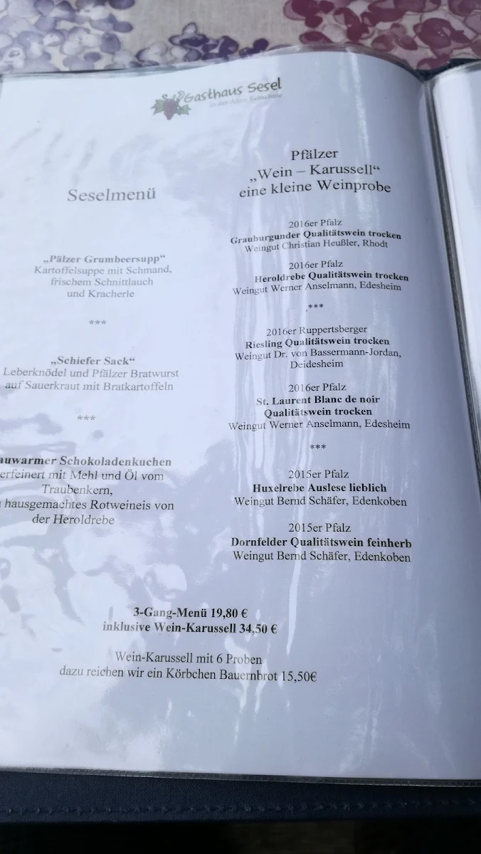 Speisekarte photo 1