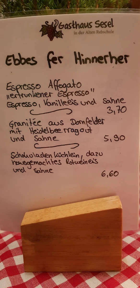 Speisekarte photo 2