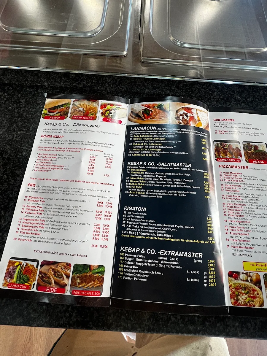 Speisekarte, Kebap & Co.