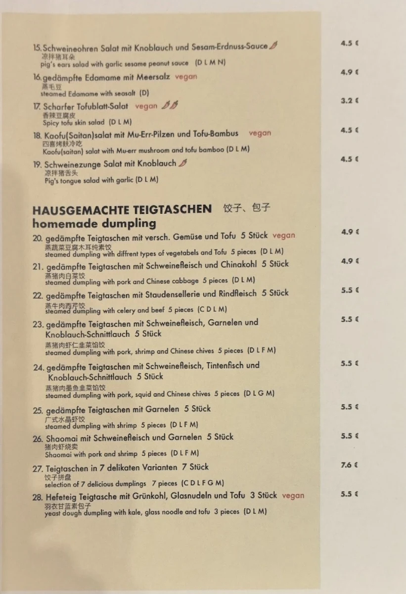 Speisekarte photo 4