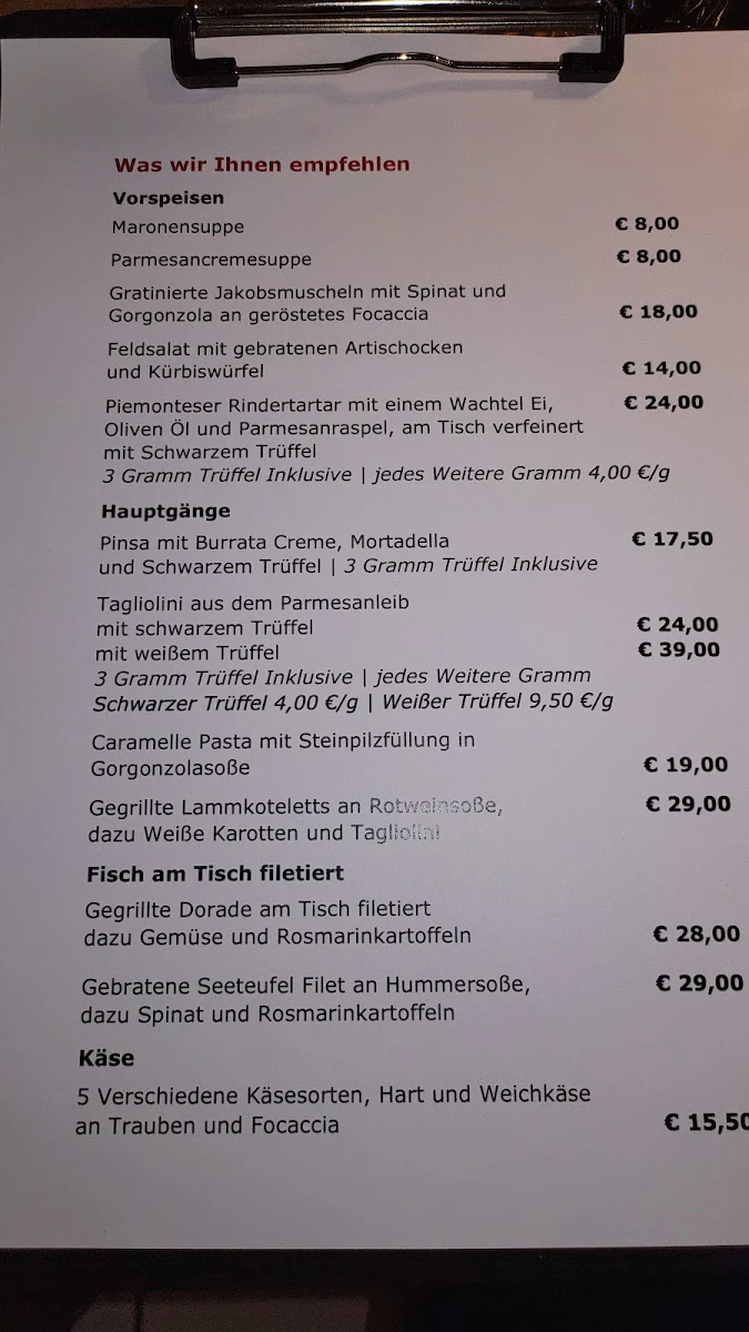 Speisekarte photo 1