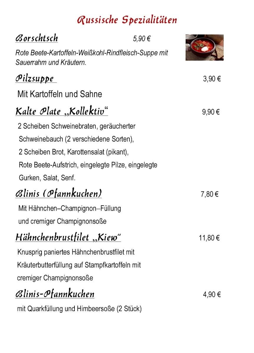 Speisekarte photo 4