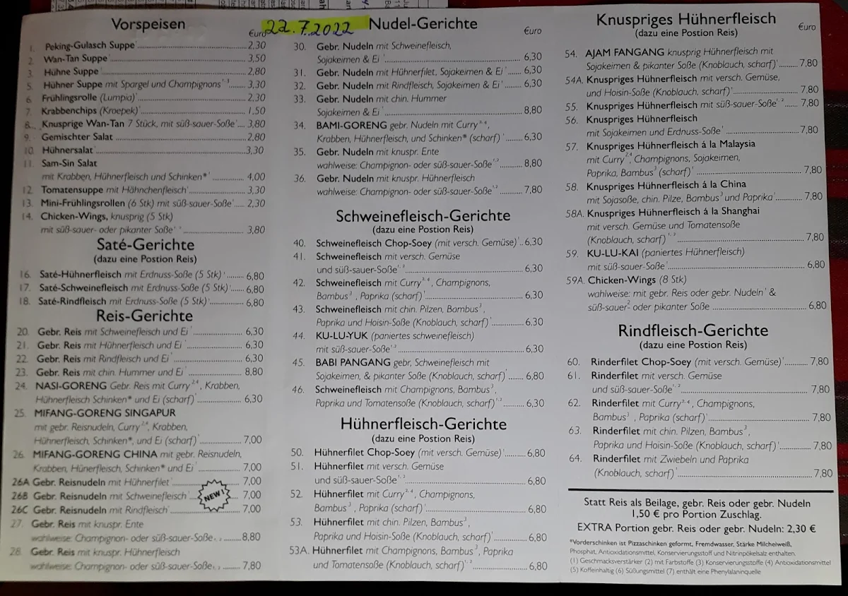 Speisekarte photo 7