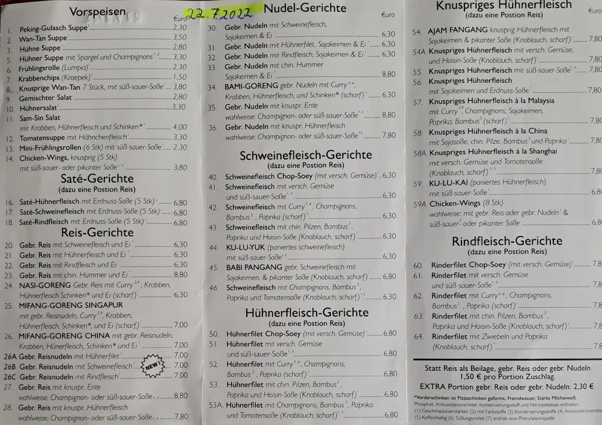 Speisekarte photo 9