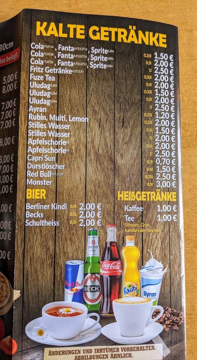 Speisekarte photo 4