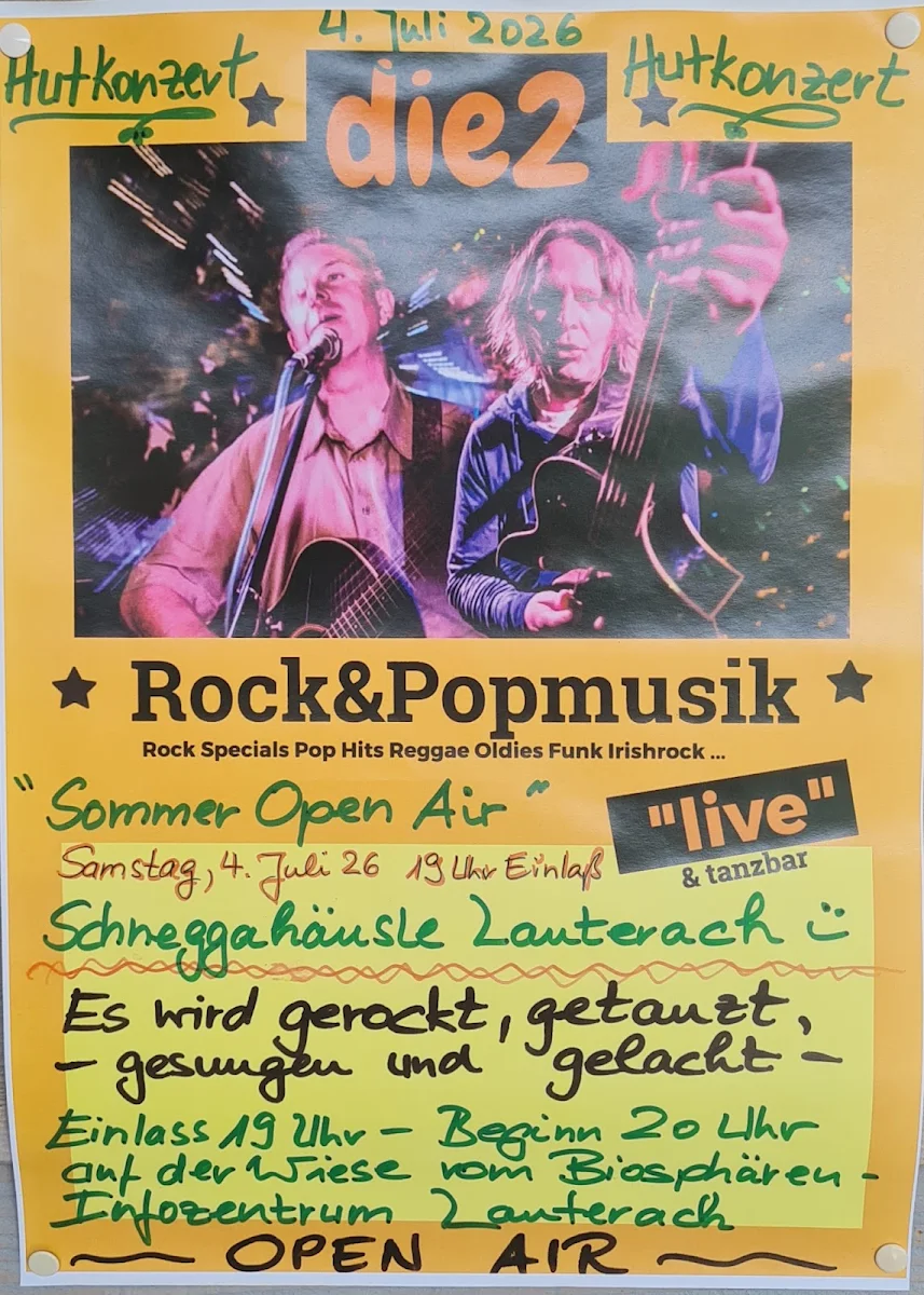 Speisekarte, Schneggahäusle