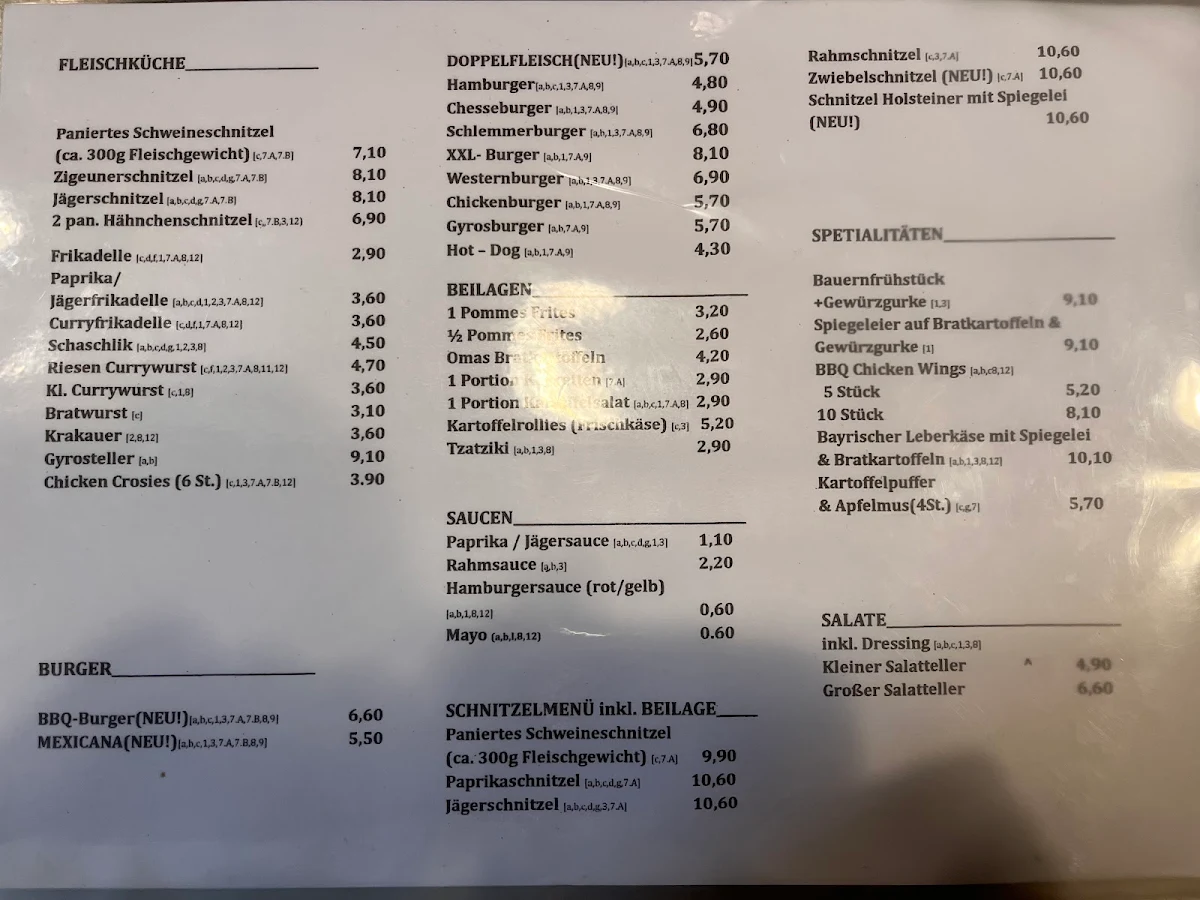 Speisekarte photo 1