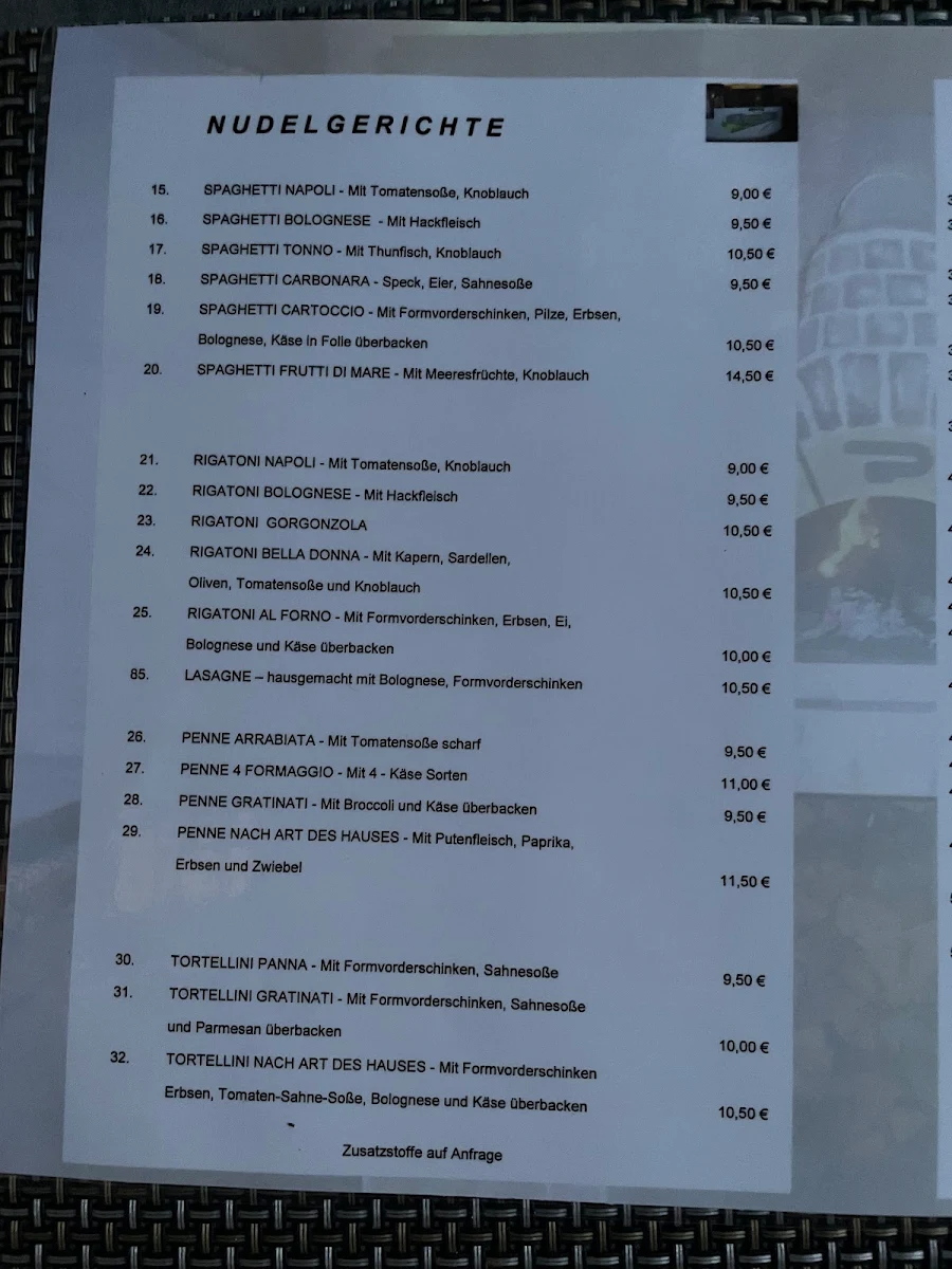 Speisekarte photo 1