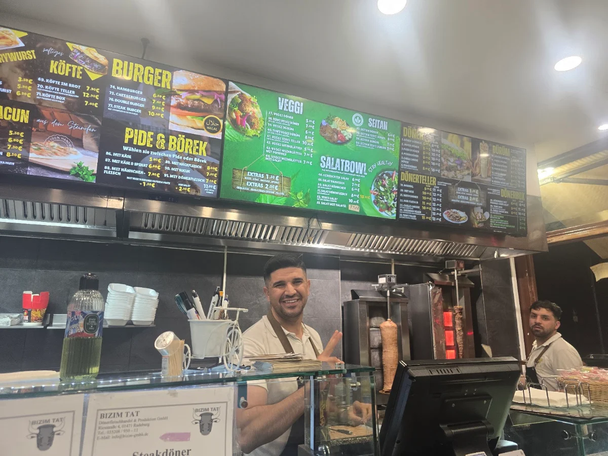 Speisekarte, Eva Steak Döner