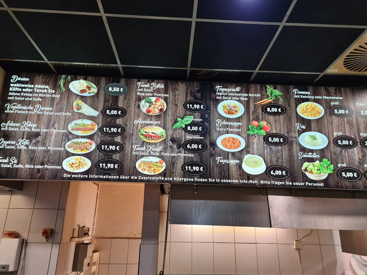 Speisekarte, Batman Restaurant