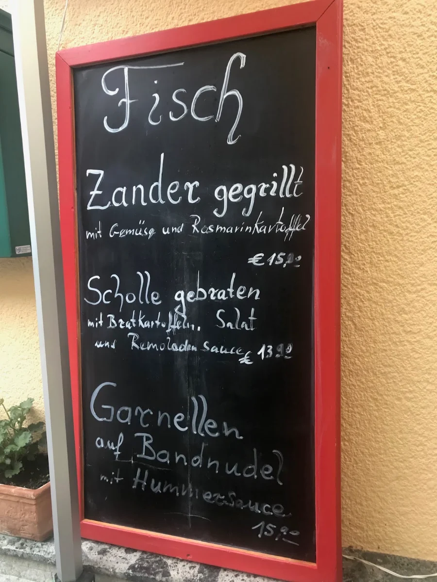 Speisekarte, Stadtschänke