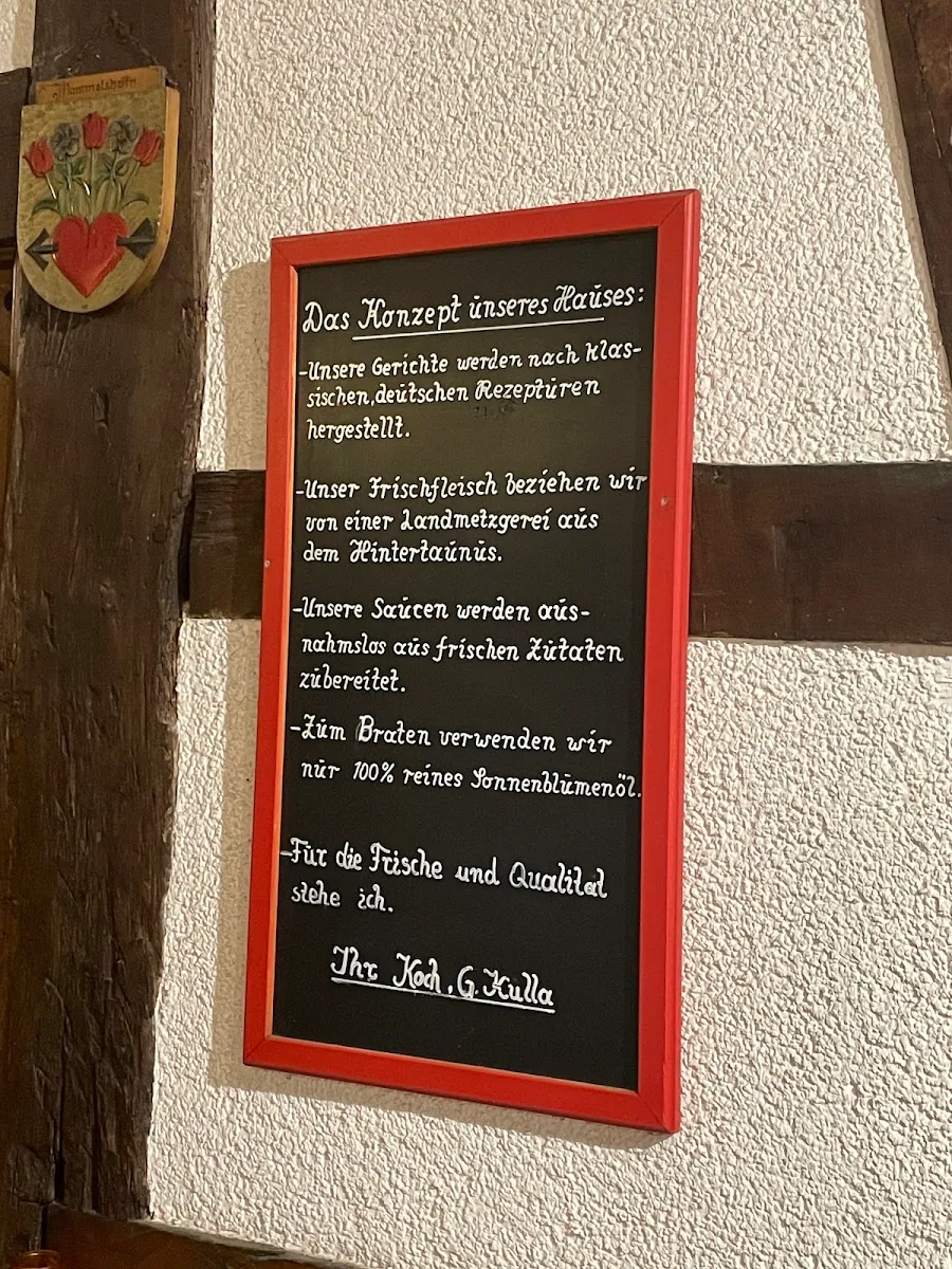Speisekarte, Stadtschänke