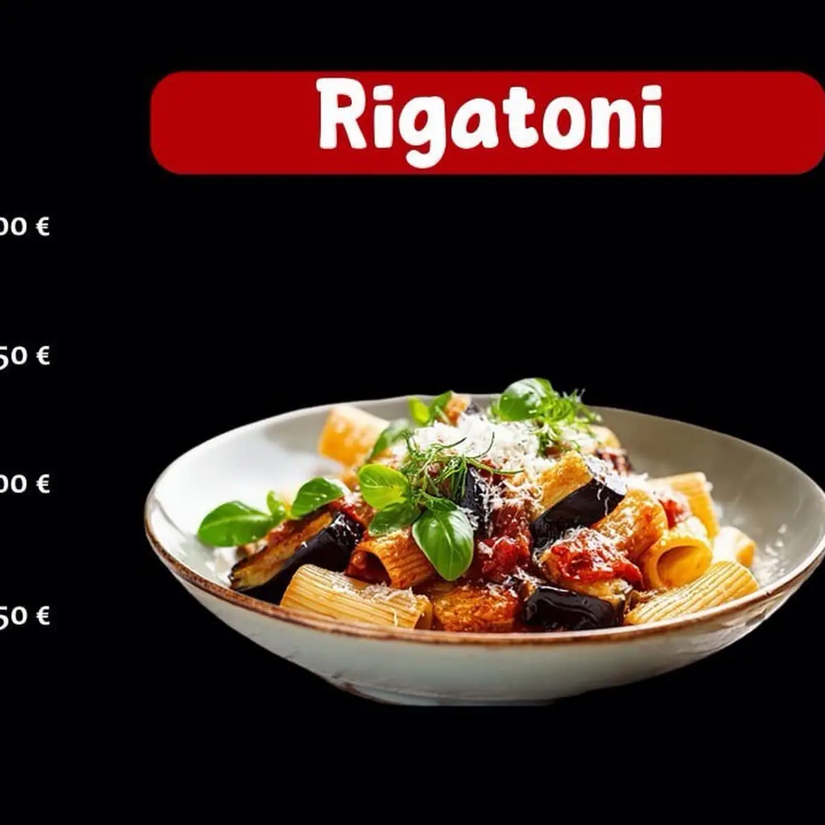 Speisekarte, Donito