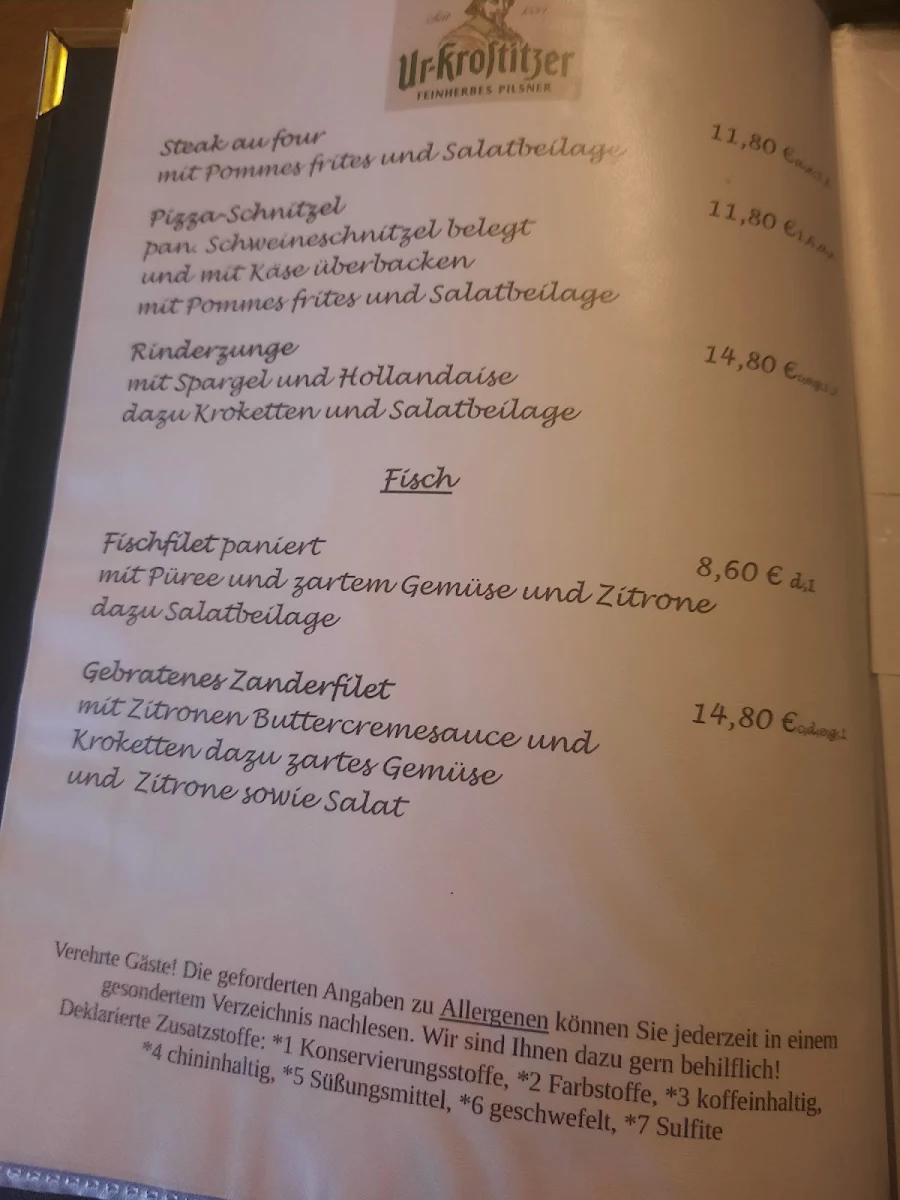 Speisekarte photo 1