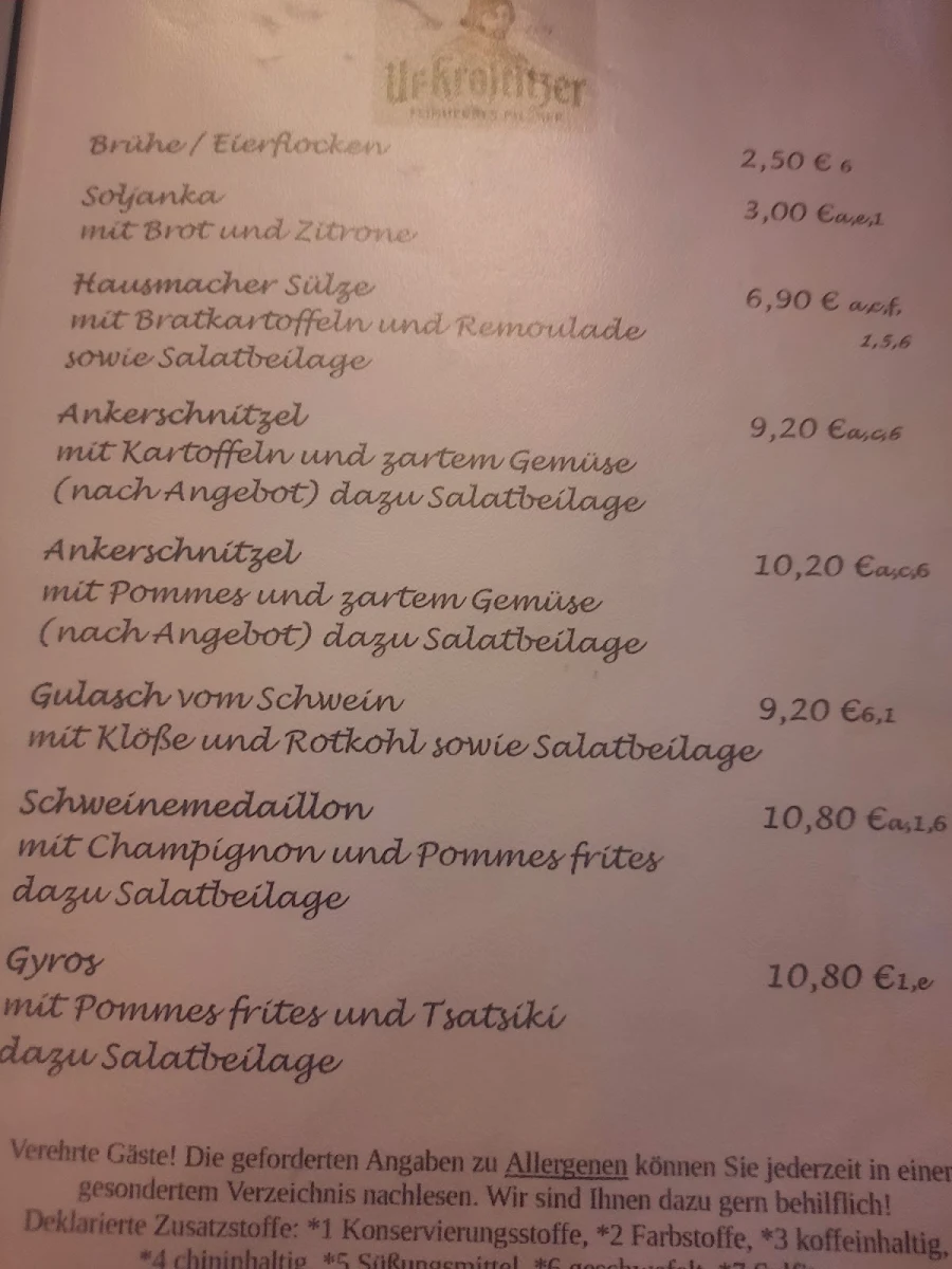 Speisekarte photo 2