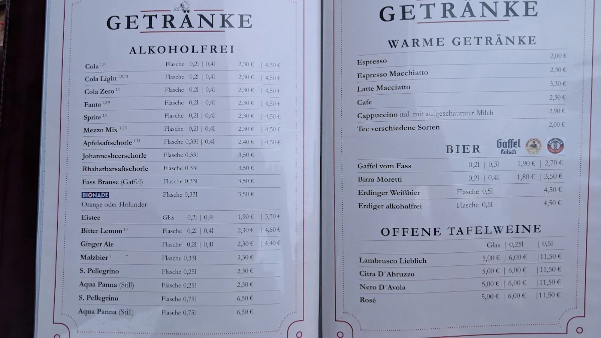 Speisekarte photo 9