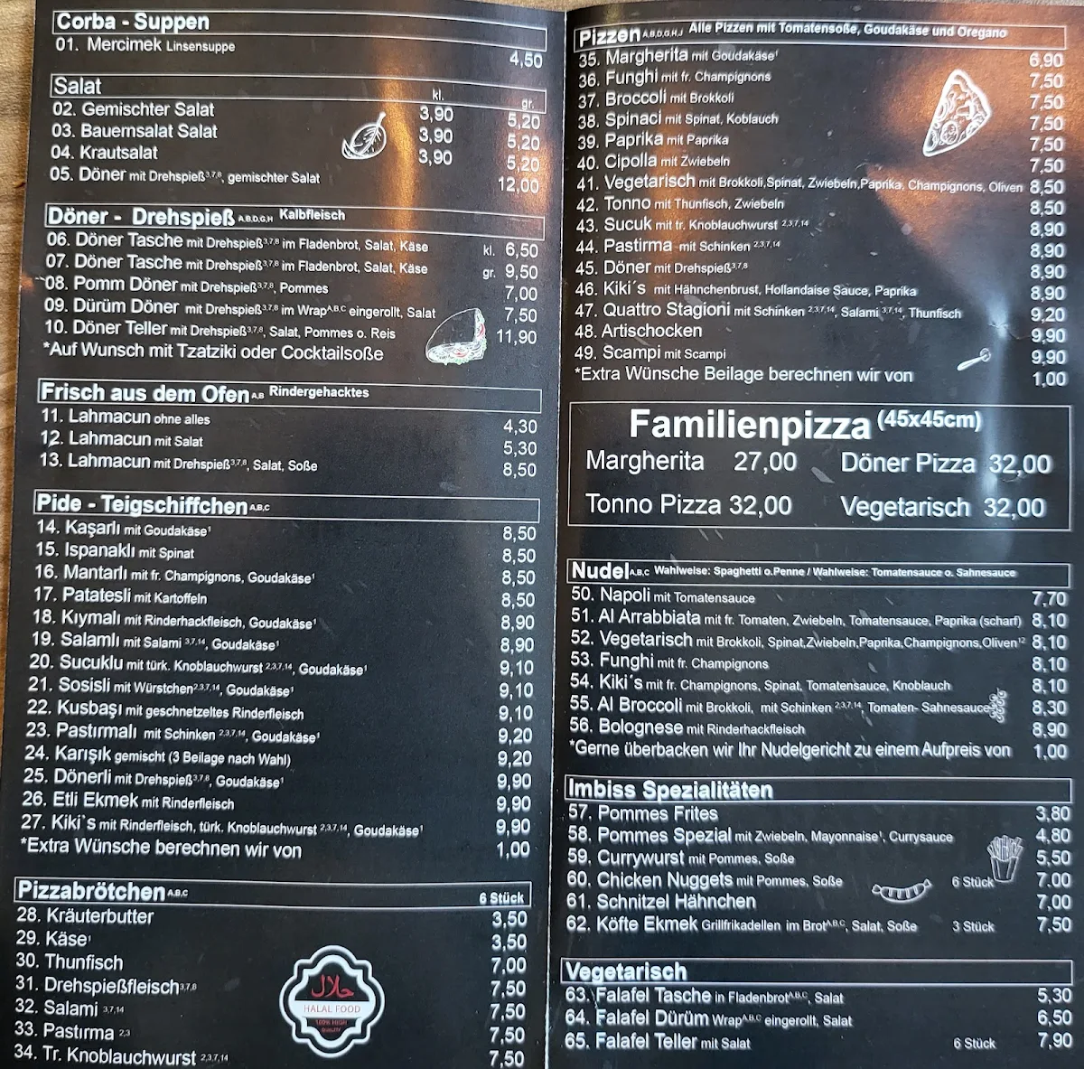 Speisekarte photo 4