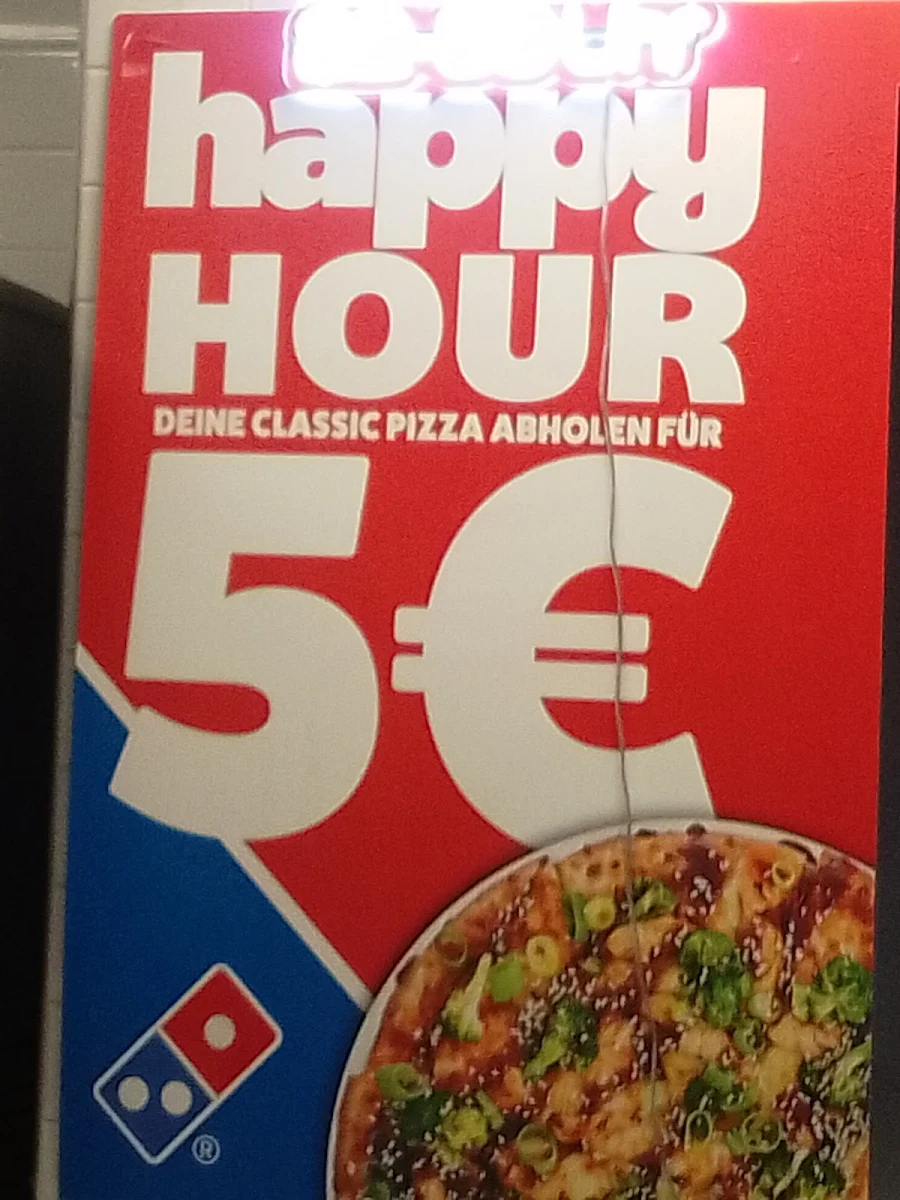 Speisekarte, Domino's Pizza Berlin Marienfelde