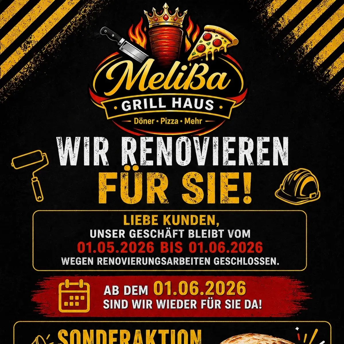 Speisekarte, Melissa Grill Haus