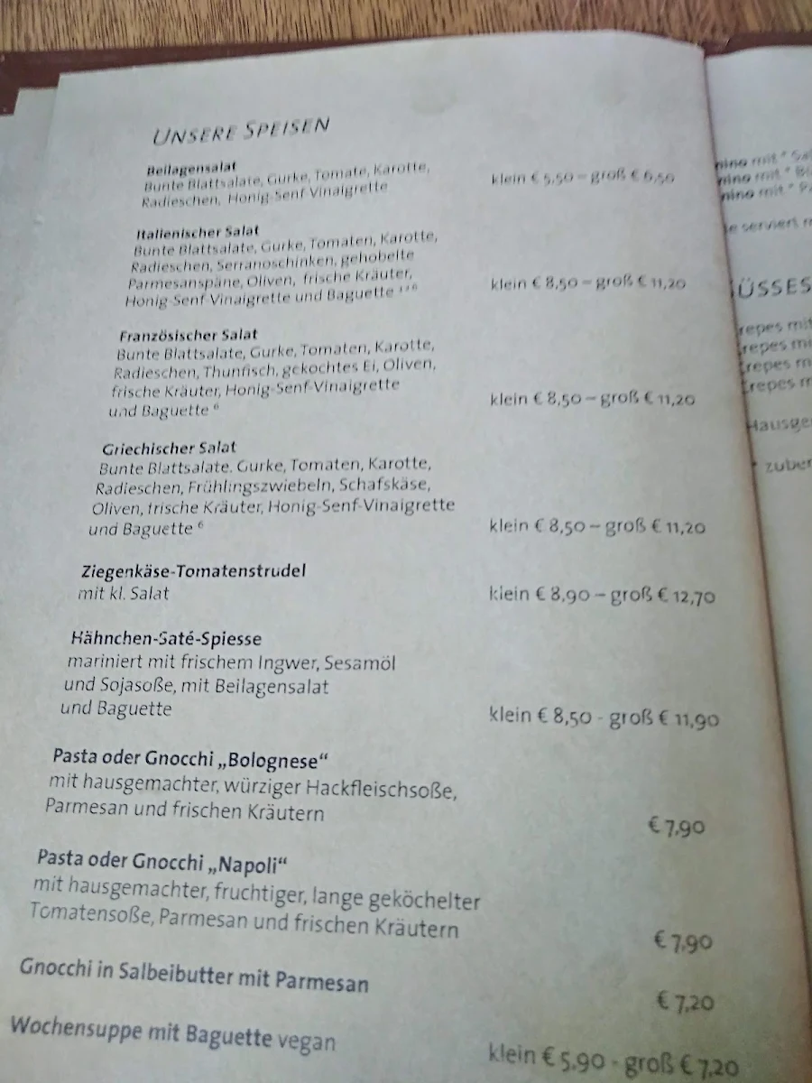 Speisekarte photo 1