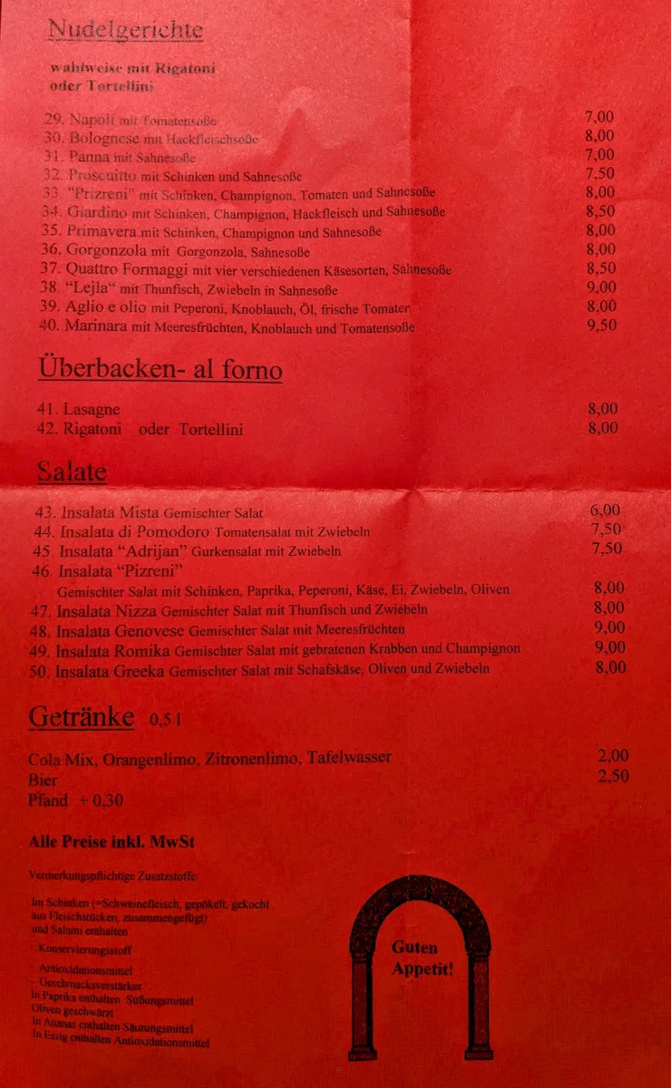 Speisekarte photo 9