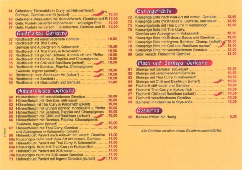 Speisekarte photo 2