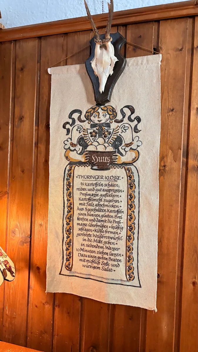 Speisekarte, Thüringer Stuben