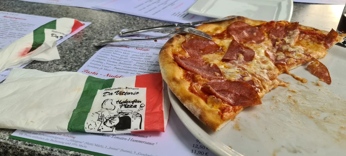 Speisekarte, Pizzeria da Vittorio