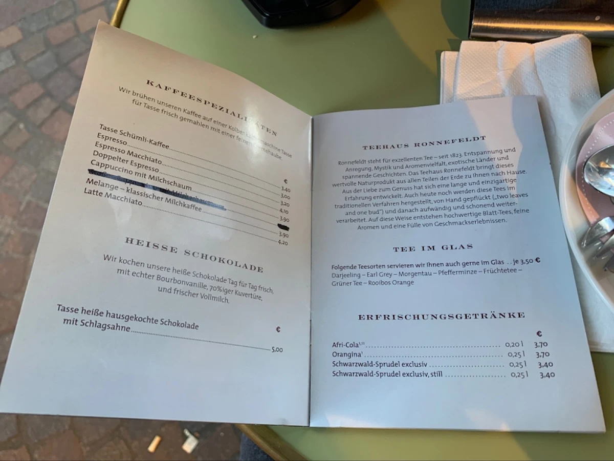 Speisekarte photo 1