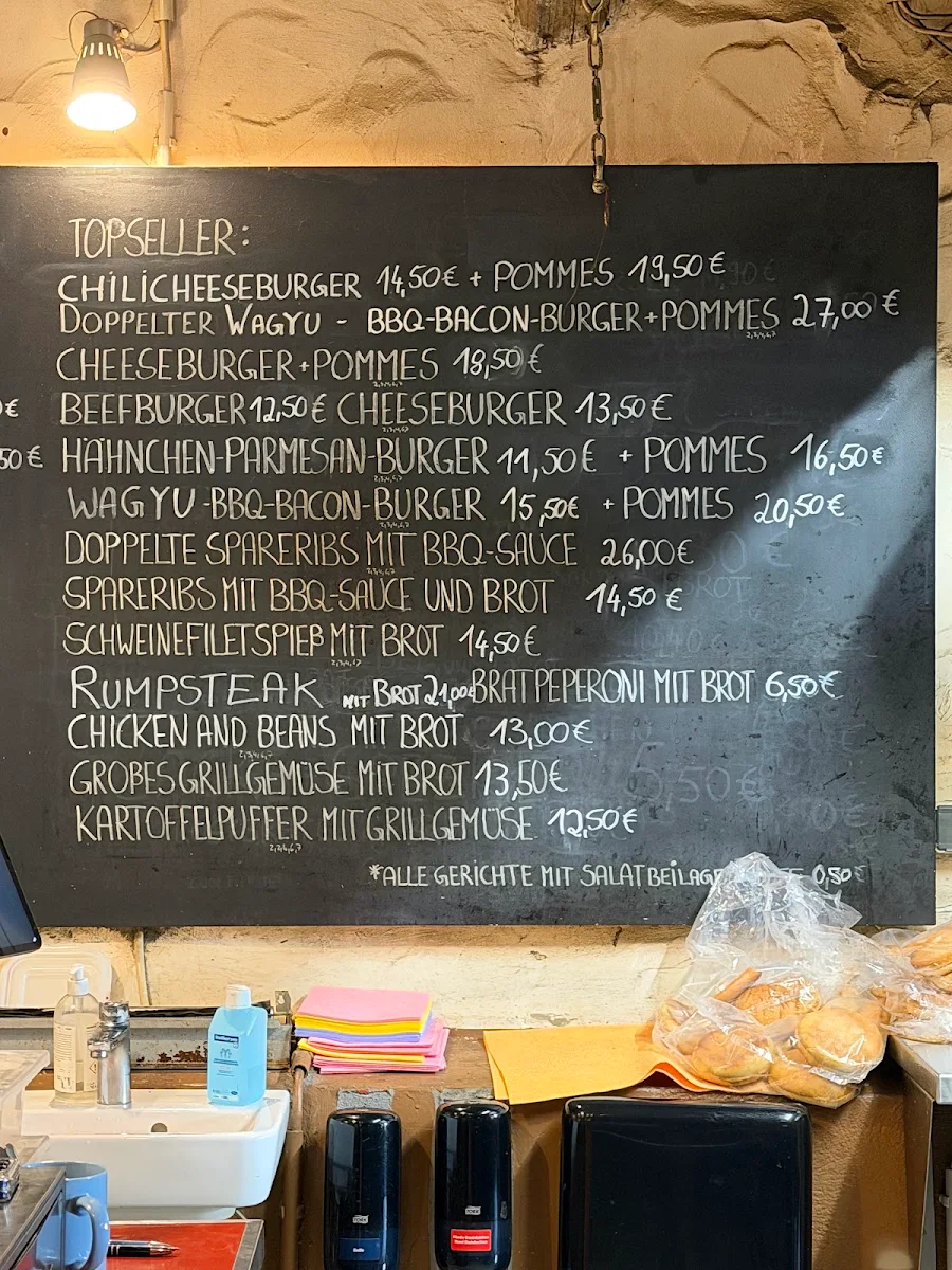 Speisekarte, Faustfood