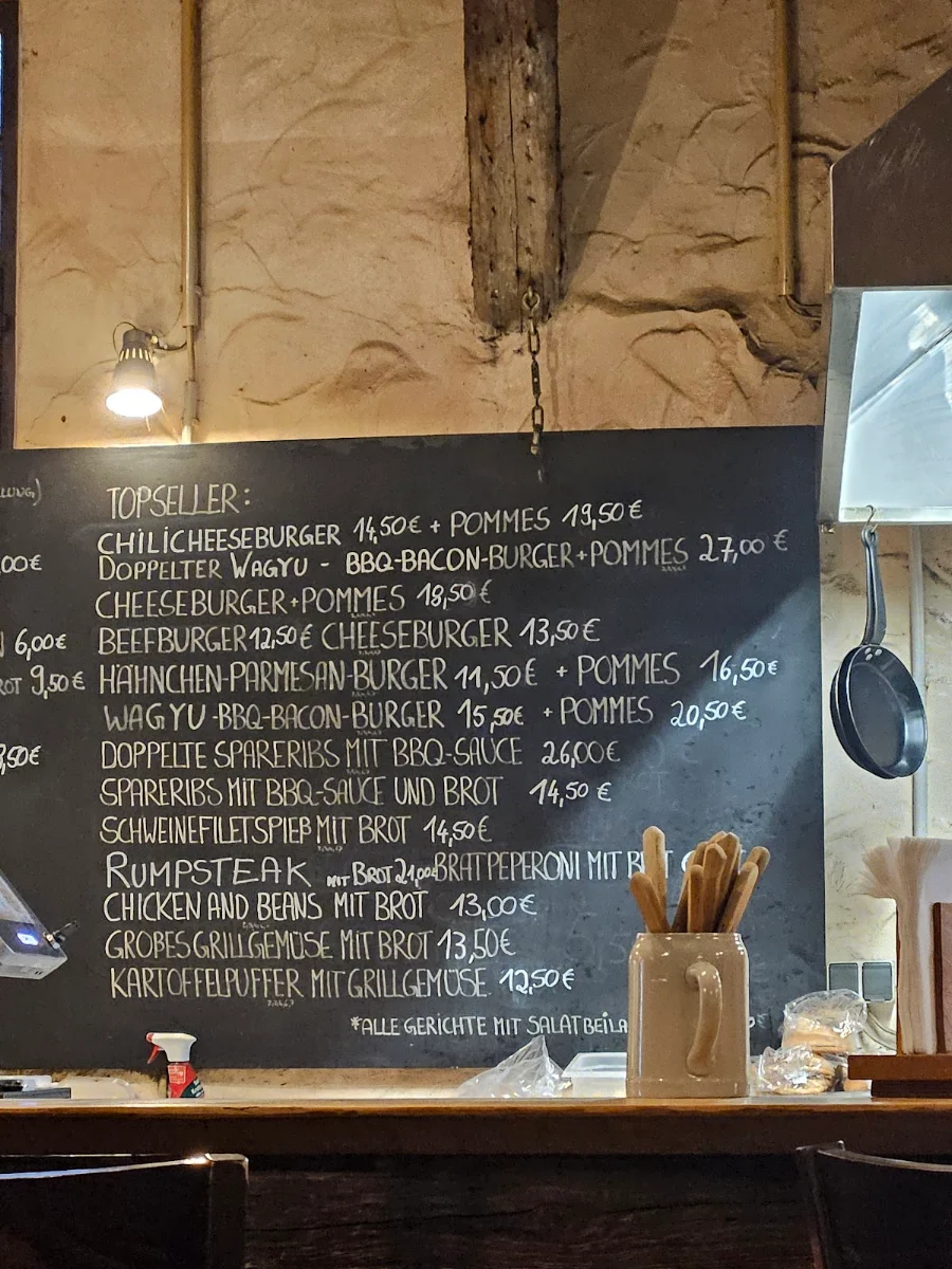 Speisekarte, Faustfood