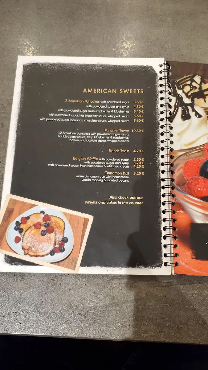Speisekarte, Sander's Café