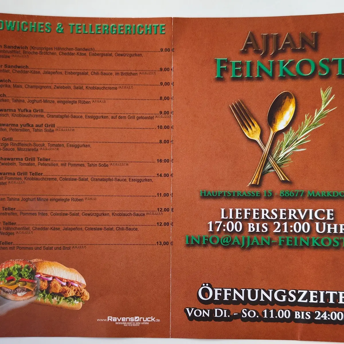 Speisekarte photo 2