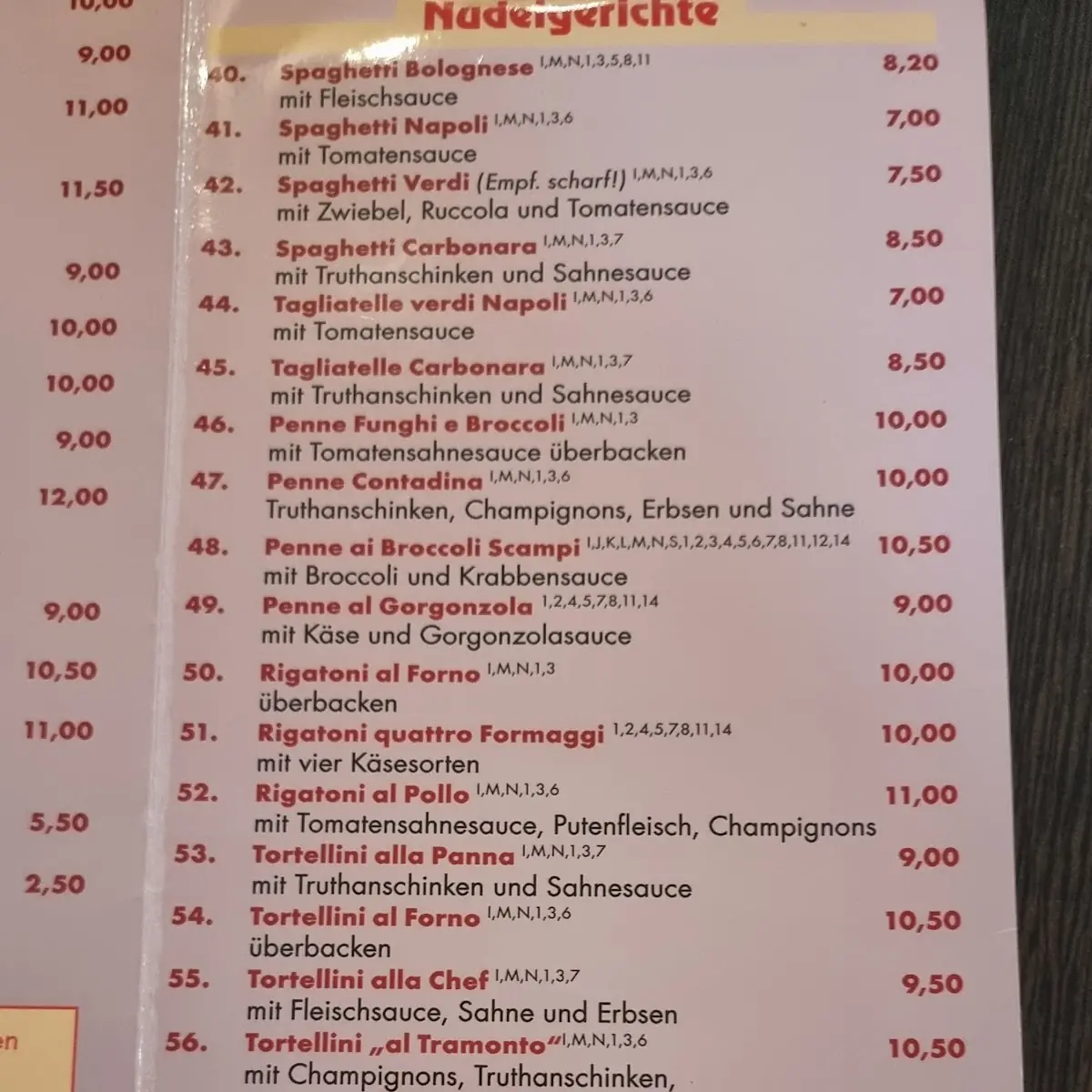 Speisekarte photo 6