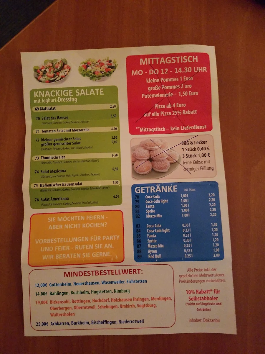 Speisekarte photo 1