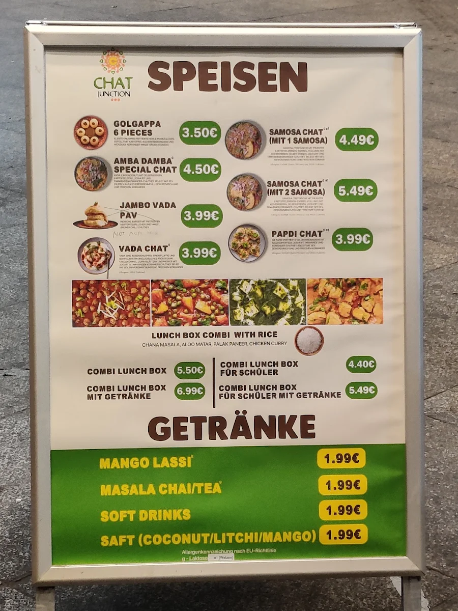 Speisekarte, Chat Junction